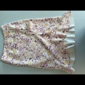 Anthropologie floral skirt